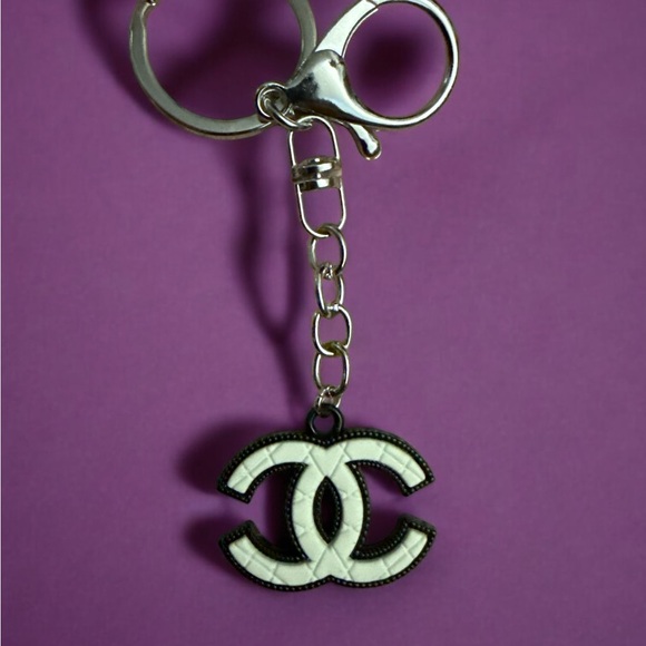 Chanel White Keychain Accessory - Picture 1 of 5